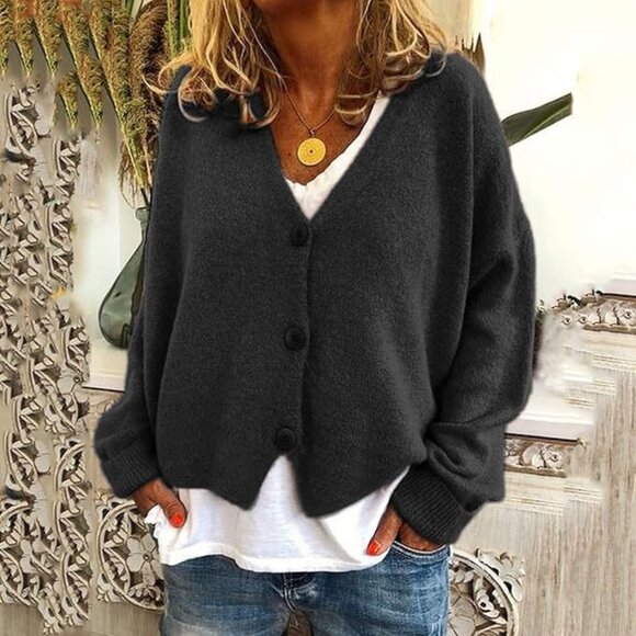 Fancy Boutique Sweaters - ⚫️Trendy Black Cardigan